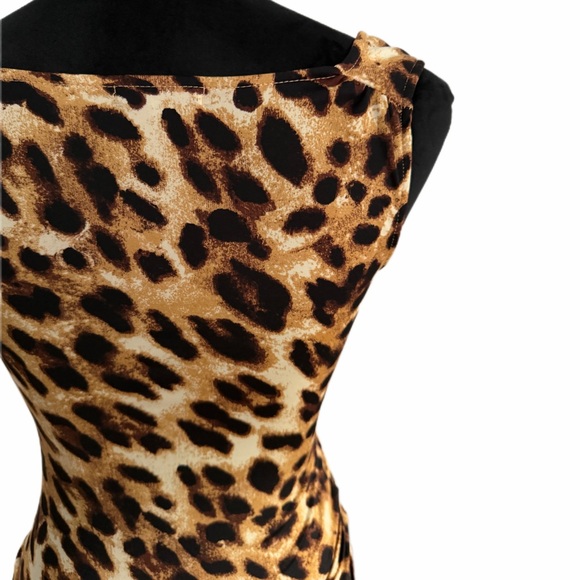 XOXO- Leopard Print Cowl Neck Blouse (sz s) NWOT - Picture 6 of 10